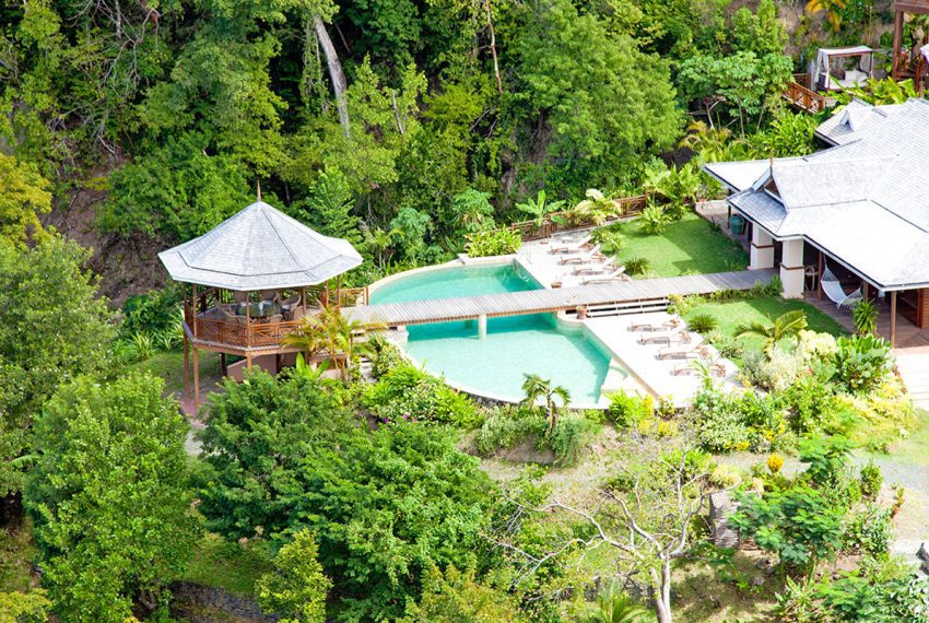 St-Lucia-Homes-Real-Estate---Villa-Susanna---Aerail-View