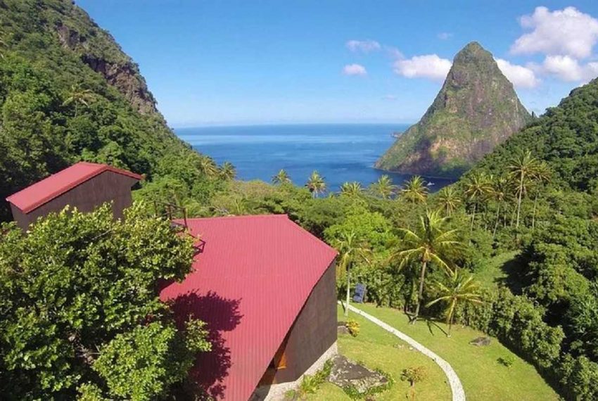 St-Lucia-Homes-Maison-des-Etoiles-Aerial