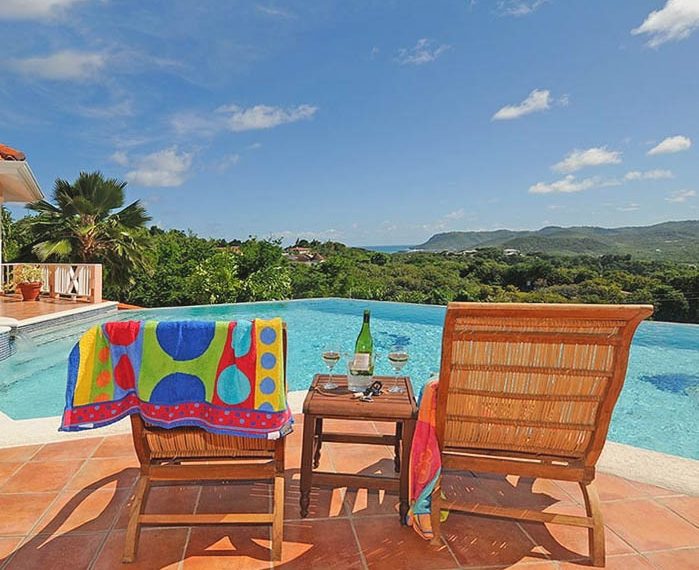 St Lucia Homes-Villa Las Palmas -Pool View