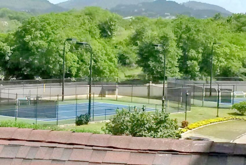 St-Lucia-Homes---Landings-Rental--Tennis-court