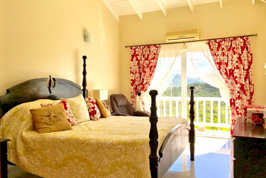 St-Lucia-Homes---RDB058---Villa-Tegan---Balcony--Bedroom-Main-4