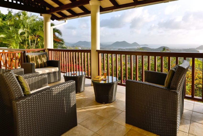 St Lucia Homes - Cap134 - Balcony