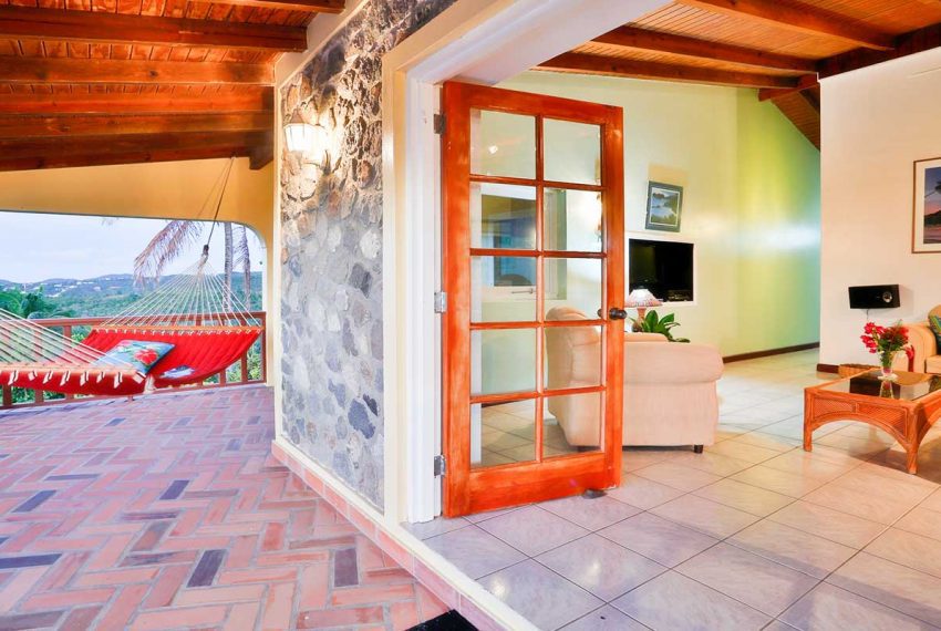 St-Lucia-Homes-Real-Estate---Sea-Star-ALR010---Livingroom-Hammock