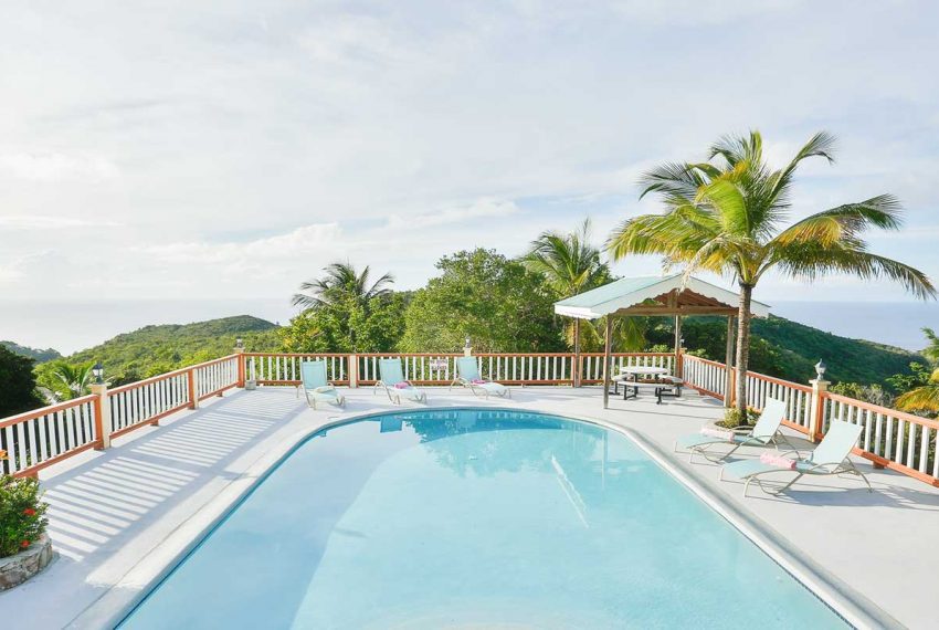 St-Lucia-Homes-Real-Estate---Sea-Star-ALR010---Pool-view-2