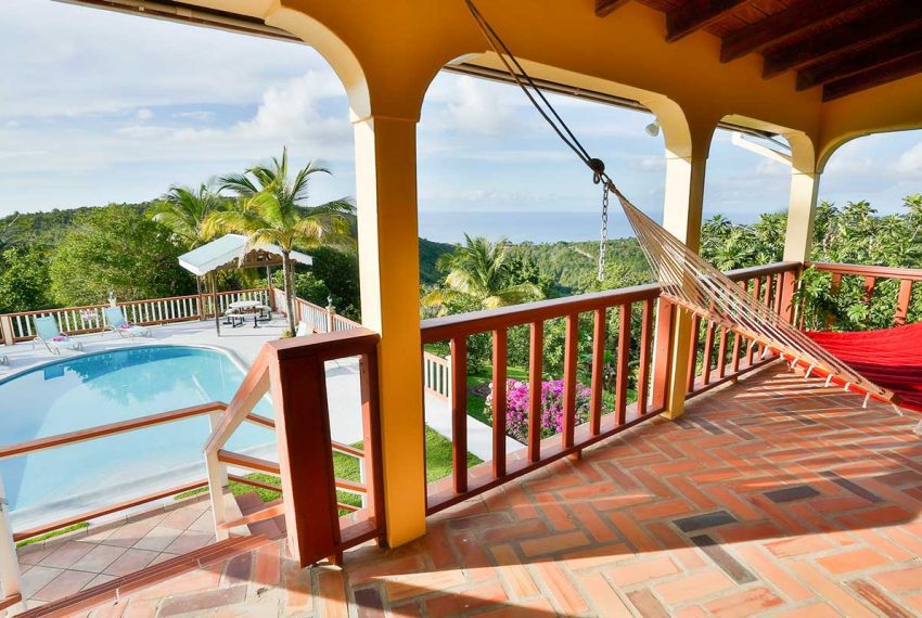 St-Lucia-Homes-Real-Estate---Sea-Star-ALR010---Pool-view-4