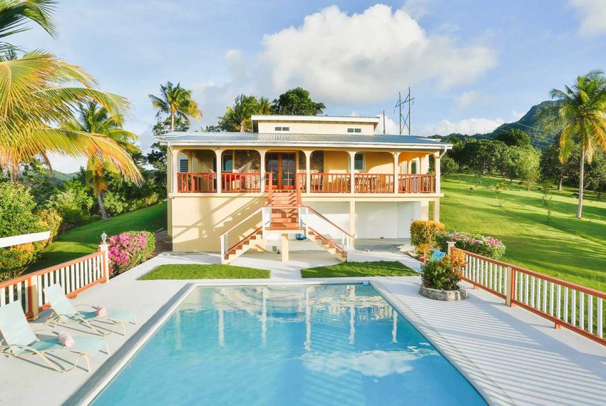 St-Lucia-Homes-Real-Estate---Sea-Star-ALR010---Pool-view-5