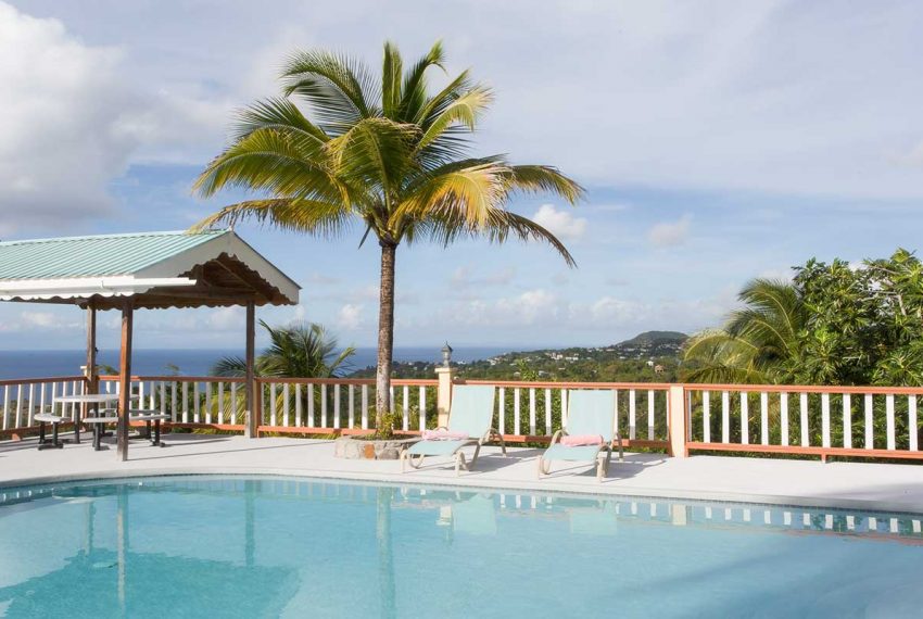 St-Lucia-Homes-Real-Estate---Sea-Star-ALR010---Pool-view-8