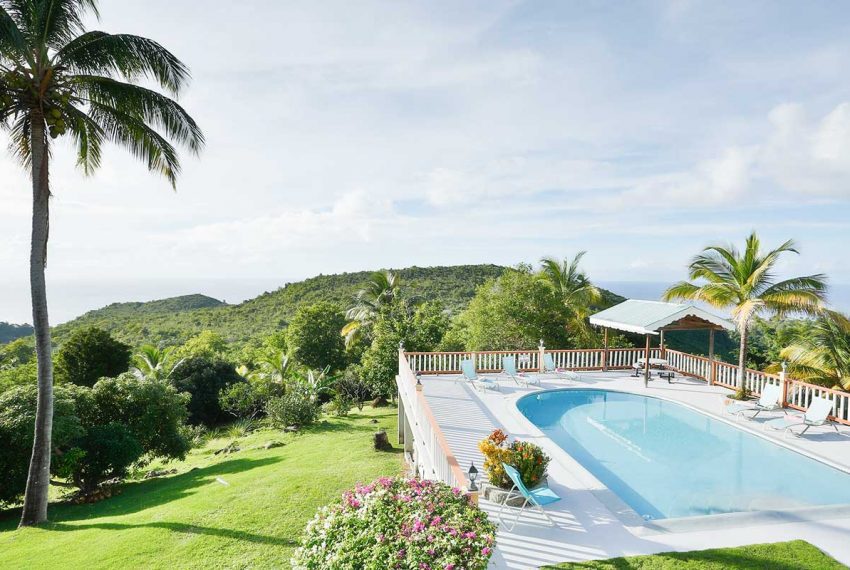 St-Lucia-Homes-Real-Estate---Sea-Star-ALR010---Pool-view