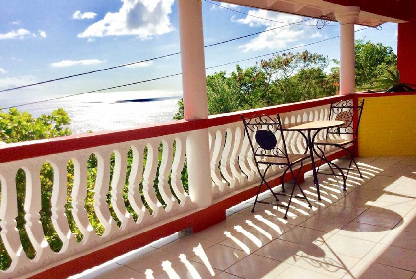 St-Lucia-Homes-Real-Estate---Sea-View-ALR011---Balcony-view