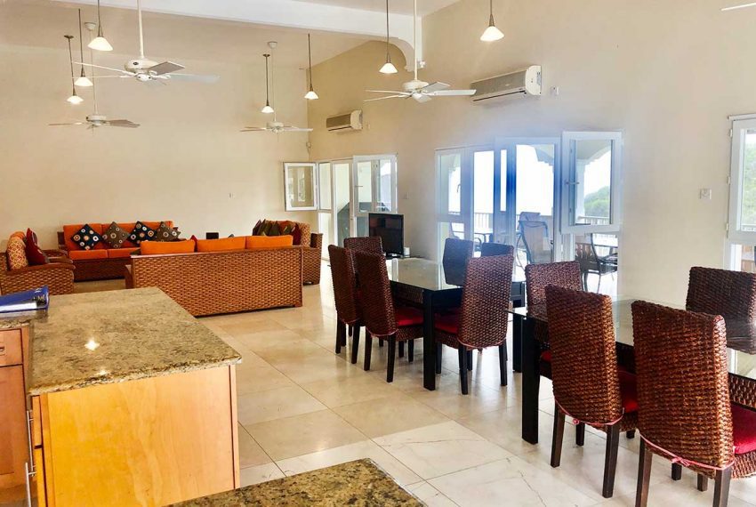 St-Lucia-Homes-Real-estate---Villa-Bo-Lanme--Livingroom-dining