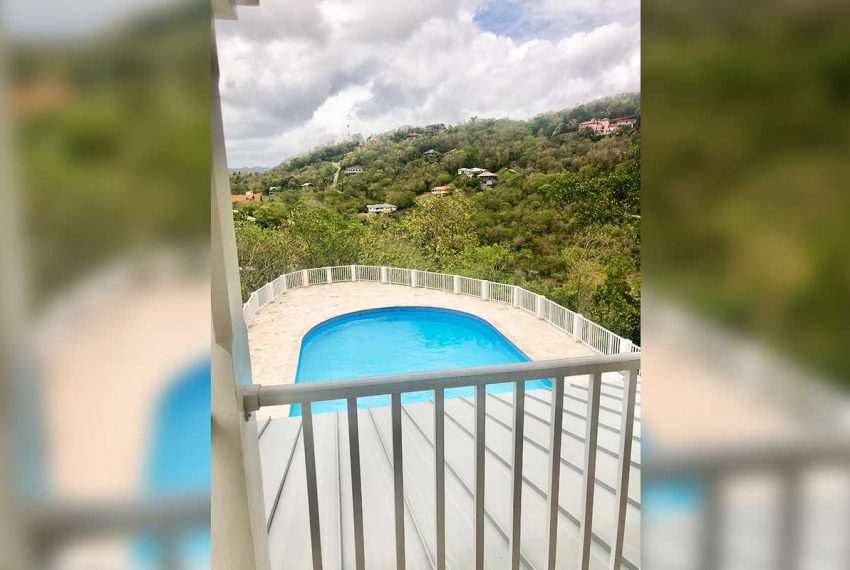 St-Lucia-Homes-Real-estate---Villa-Bo-Lanme--Pool-view