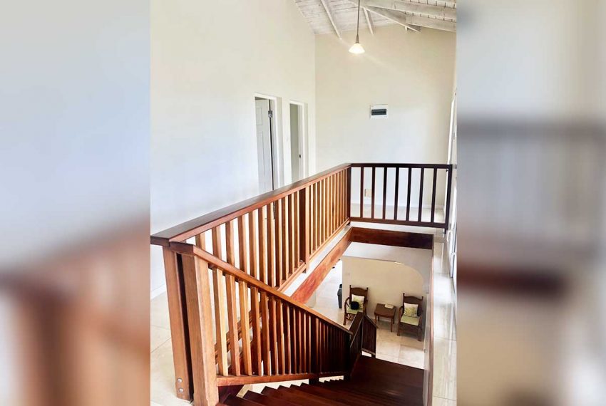 St-Lucia-Homes-Real-estate---Villa-Bo-Lanme--Stairs-landing